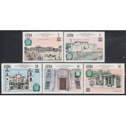 Cuba 2653/57 1985 La Habana Vieja Patrimonio de la Humanidad MNH Cuba 2653/57 1985 La Habana Vieja Patrimonio de la Humanidad MNH