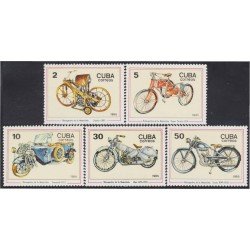 Cuba 2635/39 1985 Motocicletas retrospectivas MNH Cuba 2635/39 1985 Motocicletas retrospectivas MNH