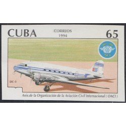 Cuba 3407 1994 50 Aniversario de la organización de la Aviación Civil  Internacional Sin dentar