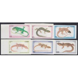 Cuba 3412/17 1994 Lagartos endémicos Sin dentar