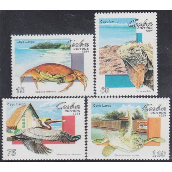 Cuba 3396/99 1994 Turismo Cayo Largo MNH Cuba 3396/99 1994 Turismo Cayo Largo MNH