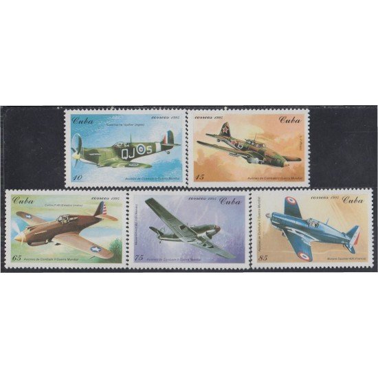Cuba 3449/53 1995 Aviones Planes MNH