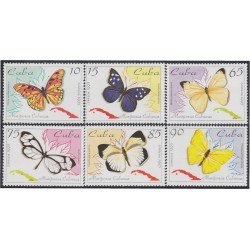 Cuba 3443/48 1995 Mariposas cubanas Butterflies MNH Cuba 3443/48 1995 Mariposas cubanas Butterflies MNH