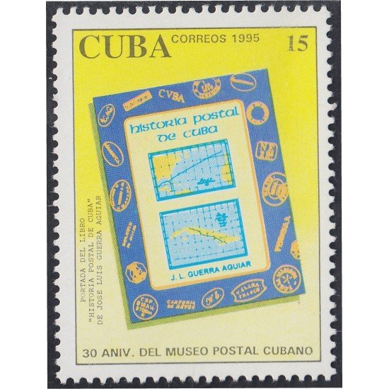 Cuba 3420 1995 30 Aniversario del Museo Postal Cubano MNH Cuba 3420 1995 30 Aniversario del Museo Postal Cubano MNH