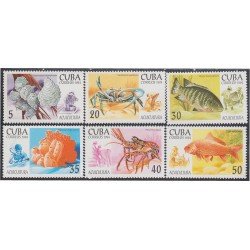 Cuba 3370/75 1994 Acuicultura MNH