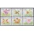 Cuba 3469/74 1995 Orquídeas cubanas flores flowers MNH