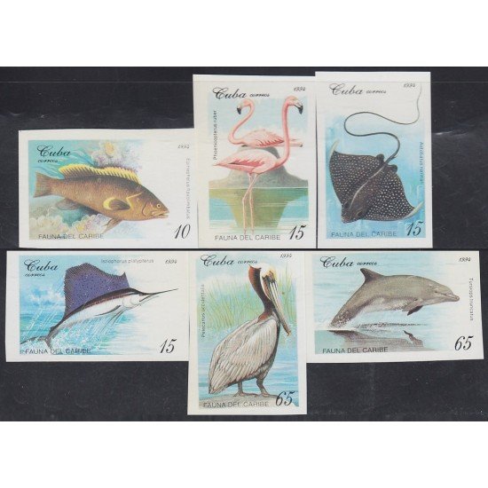Cuba 3400/05 1994 Fauna Marina del Caribe Sin dentar Cuba 3400/05 1994 Fauna Marina del Caribe Sin dentar