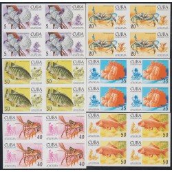 Cuba 3370/75 Bl.4 1994 Acuicultura Sin dentar  MNH