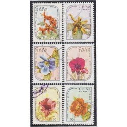Cuba 2668/73 1986 Flores flowers usados Cuba 2668/73 1986 Flores flowers usados