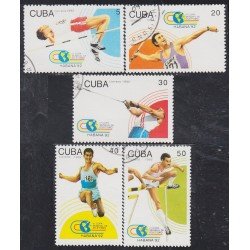 Cuba 3238/42 1992 VI Copa mundial de atletismo Habana 92 usados Cuba 3238/42 1992 VI Copa mundial de atletismo Habana 92 usados