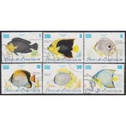 Cuba 2645/50 1985 Peces Fishes usados Cuba 2645/50 1985 Peces Fishes usados