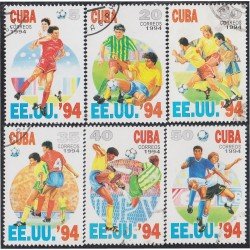 Cuba 3345/50 1994 Copa del mundo fútbol 1994 en Estados Unidos usados Cuba 3345/50 1994 Copa del mundo fútbol 1994 en Estados Unidos usados