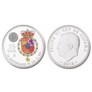 España Spain Euros conmemorativo S. M. el Rey Felipe VI 30 euros 2018