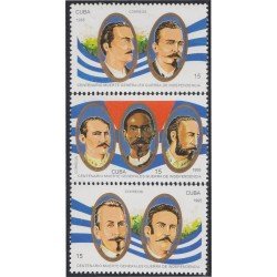Cuba 3486/88 1995 Generales de la Guerra de Independencia 100 años de su muerte MNH Cuba 3486/88 1995 Generales de la Guerra de Independencia 100 años de su muerte MNH