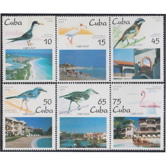 Cuba 3489/94 1995 Cayo Coco Fauna pájaros Birds MNH Cuba 3489/94 1995 Cayo Coco Fauna pájaros Birds MNH
