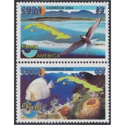 FAU1/S Cuba 4190/91 2004 Serie América UPAEP Protección del Medio Ambiente MNH FAU1/S Cuba 4190/91 2004 Serie América UPAEP Protección del Medio Ambiente MNH