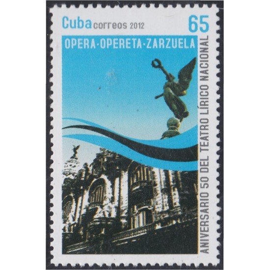Cuba 5065 2012 50 Aniversario del Teatro Lírico Nacional MNH Cuba 5065 2012 50 Aniversario del Teatro Lírico Nacional MNH