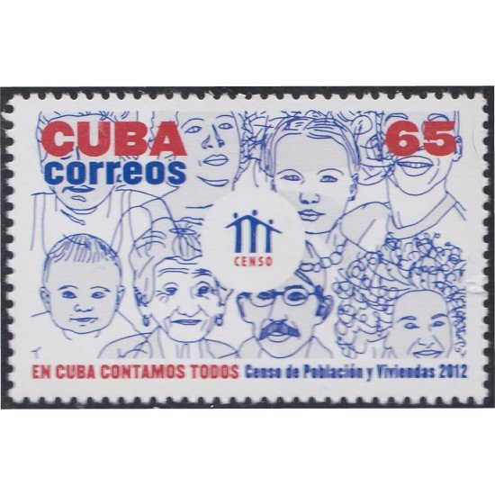 Cuba 5064 2012 Censo de población y vivienda MNH Cuba 5064 2012 Censo de población y vivienda MNH