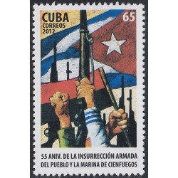Cuba 5063 2012 55 Aniversario de la insurrección armada del pueblo y la marina de Cienfuegos MNH Cuba 5063 2012 55 Aniversario de la insurrección armada del pueblo y la marina de Cienfuegos MNH