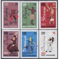 Cuba 5032/37 2012 Bailes Afrocubanos MNH Cuba 5032/37 2012 Bailes Afrocubanos MNH
