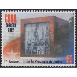 Cuba 5022 2012 1º Aniversario de la provincia Artemisa MNH Cuba 5022 2012 1º Aniversario de la provincia Artemisa MNH