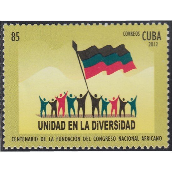 Cuba 5021 2012 Centenario de la Fundación del Congreso Nacional Africano MNH Cuba 5021 2012 Centenario de la Fundación del Congreso Nacional Africano MNH