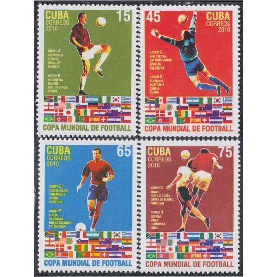 Cuba 4905/08 2010 Copa Mundial de Fútbol MNH Cuba 4905/08 2010 Copa Mundial de Fútbol MNH