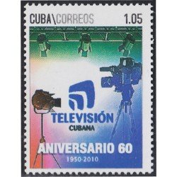 Cuba 4904 2010 60 Aniversario de la televisión Cubana MNH Cuba 4904 2010 60 Aniversario de la televisión Cubana MNH