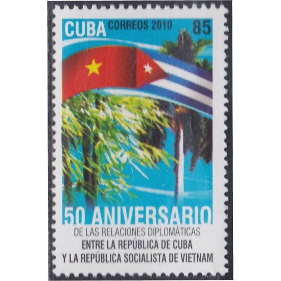 Cuba 4894 2010 50 Aniversario de relaciones Cuba - Vietnam MNH Cuba 4894 2010 50 Aniversario de relaciones Cuba - Vietnam MNH