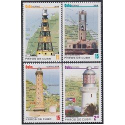 Cuba 4873/76 2010 Faros de Cuba MNH Cuba 4873/76 2010 Faros de Cuba MNH