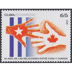 Cuba 4847 2010 65 Aniversario de relaciones Cuba - Canadá MNH Cuba 4847 2010 65 Aniversario de relaciones Cuba - Canadá MNH