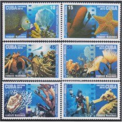 Cuba 4834/39 2010 Fondos marinos MNH Cuba 4834/39 2010 Fondos marinos MNH