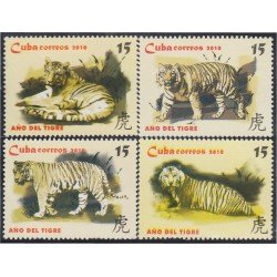 Cuba 4812/15 2010 Año del Tigre MNH Cuba 4812/15 2010 Año del Tigre MNH