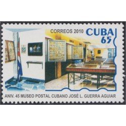 Cuba 4811 2010 45 Aniversario del Museo Postal Cubano José Luis Guerra Aguiar MNH Cuba 4811 2010 45 Aniversario del Museo Postal Cubano José Luis Guerra Aguiar MNH