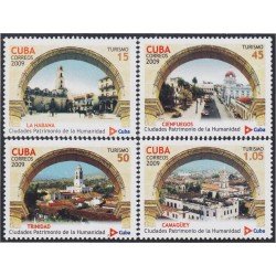 Cuba 4782/85 2009 Ciudades cubanas Patrimonios de la Humanidad Cienfuegos Camagüey La Habana Trinidad MNH Cuba 4782/85 2009 Ciudades cubanas Patrimonios de la Humanidad Cienfuegos Camagüey La Habana Trinidad MNH