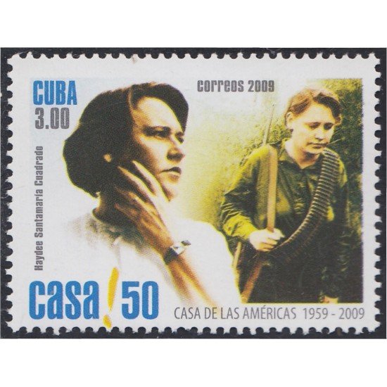 Cuba 4781 2009 Haydeé Santa María Cuadrado MNH Cuba 4781 2009 Haydeé Santa María Cuadrado MNH