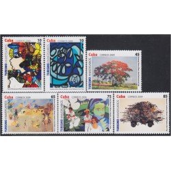 Cuba 4775/80 2009 Turismo Pinturas cubanas MNH