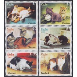 Cuba 4769/74 2009 Gatos Cats MNH
