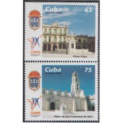 Cuba 3842/43 1999 Plaza Vieja y Plaza de San Francisco de Asís MNH Cuba 3842/43 1999 Plaza Vieja y Plaza de San Francisco de Asís MNH