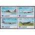 Cuba 3834/37 1999 70 Aniversario de Cubana de Aviación Aviones planes MNH