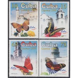 Cuba 3824/27 1999 Mariposas Butterflies MNH Cuba 3824/27 1999 Mariposas Butterflies MNH