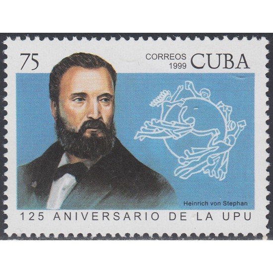 Cuba 3822 1999 Heinrich Von Stephan MNH Cuba 3822 1999 Heinrich Von Stephan MNH