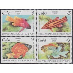 Cuba 3801/04 1999 Peces Fishes MNH Cuba 3801/04 1999 Peces Fishes MNH