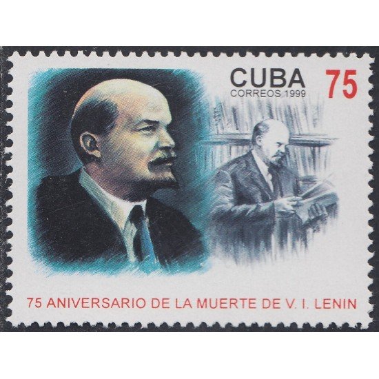 Cuba 3787 1998 75 Aniversario de la muerte de Vladimir I. Lenin MNH Cuba 3787 1998 75 Aniversario de la muerte de Vladimir I. Lenin MNH