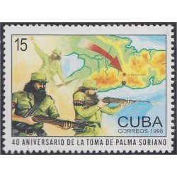 Cuba 3776 1998 40 Aniversario de la Toma de Palma Soriano MNH Cuba 3776 1998 40 Aniversario de la Toma de Palma Soriano MNH