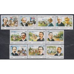 Cuba 3766/75 1998 Centenario de la Guerra de Independencia MNH Cuba 3766/75 1998 Centenario de la Guerra de Independencia MNH