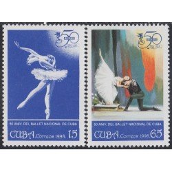 Cuba 3753/54 1998 50 Aniversario del Ballet Nacional de Cuba MNH Cuba 3753/54 1998 50 Aniversario del Ballet Nacional de Cuba MNH