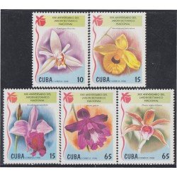 Cuba 3735/39 1998 XXX Aniversario del Jardín Botánico Nacional Orquídeas Flores Flowers MNH Cuba 3735/39 1998 XXX Aniversario del Jardín Botánico Nacional Orquídeas Flores Flowers MNH