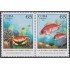 Cuba 3723/24 1998 Año Internacional de los océanos Peces Cangrejo Fishes MNH