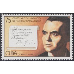 Cuba 3722 1998 Federico García Lorca MNH Cuba 3722 1998 Federico García Lorca MNH